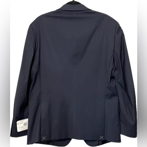 Kenneth Cole REACTION Techni-Cole Stretch Slim Fit Blazer, Navy Blue, 44R, NWT - Picture 2 of 11